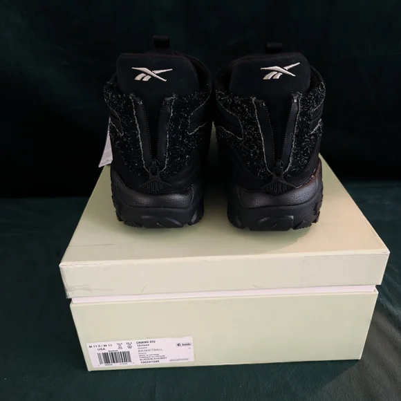 Reebok Black and Gray Athletic Shoes